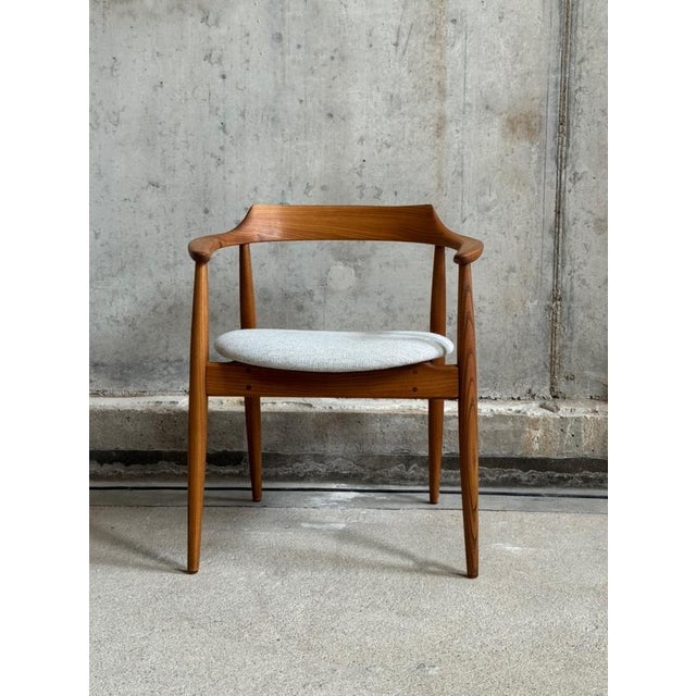 ST-750 Armchair by Arne Wahl Iversen for Niels Eilersen, Denmark, 1950s For Sale - Image 9 of 9