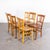 French Blonde Farmhouse Dining Chairs, 1950s, Set of 4 For Sale - Image 14 of 18