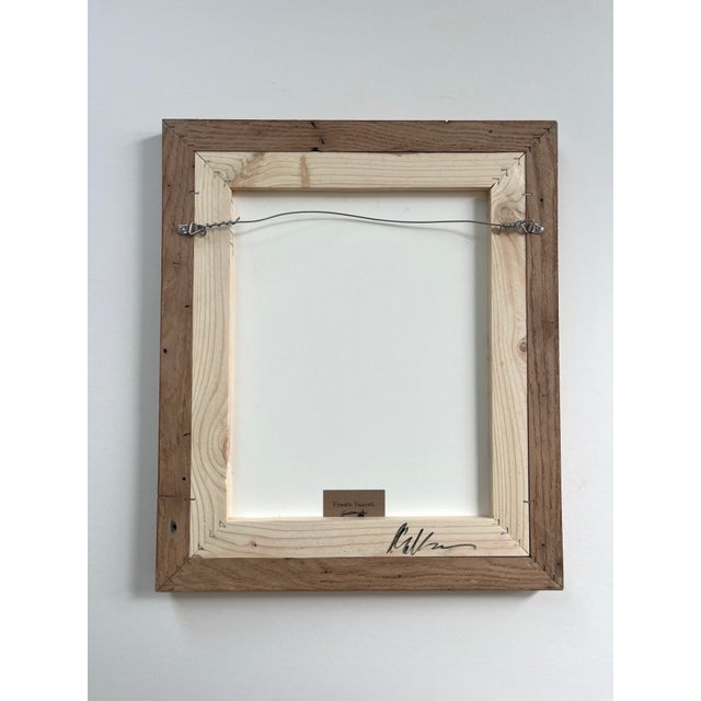 Andrew Wyeth’s “Burning Off” Framed in American Chestnut For Sale - Image 10 of 11
