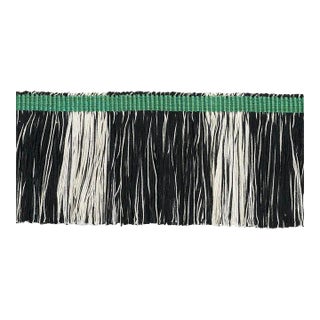 Sample - Schumacher Calcada Fringe in Emerald For Sale