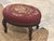 Cabin Antique Needlepoint Footstool For Sale - Image 3 of 16