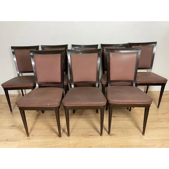 Dining Chairs by Vittorio Dassi, Set of 8 For Sale - Image 3 of 17