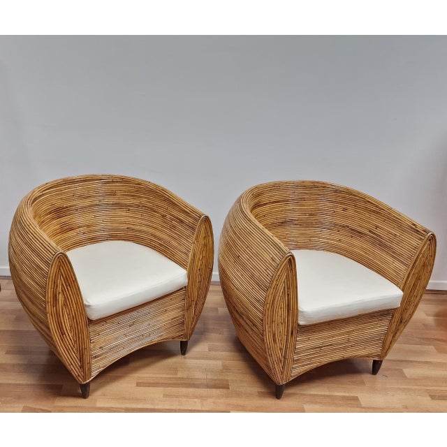Wood Armchairs from Vivai Del Sud, 1980s, Set of 2 For Sale - Image 7 of 17