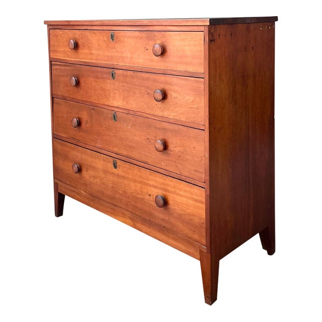 Vintage Shaker Style Four Drawer Dresser For Sale