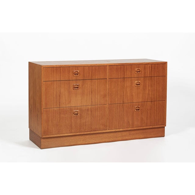 Danish Mid-Century Modern Teak 6-Drawer Dresser or Chest, 1960s For Sale - Image 4 of 14