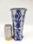Lovely Chinoiserie Blue and White Hexagon Shaped Vase from the China Blue Fine Porcelain Collection for Seymour Mann,...