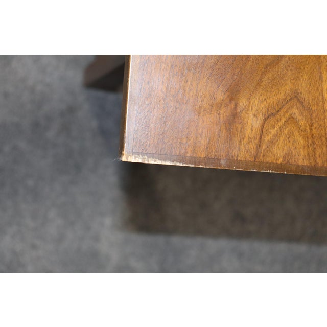 Mid-Century Modern Mid 20th Century Mid-Century Walnut Desk For Sale - Image 3 of 12