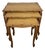 Vintage French Louis Oak Nesting Tables, Set of 3 For Sale