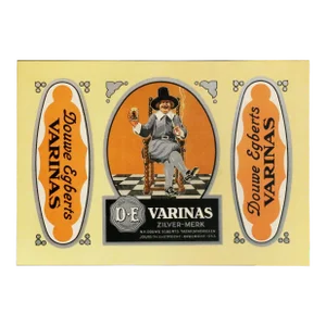 1920 Dutch Advertisement, Varinas Zilver-Merk, Douwe Egberts Varinas (Matted)
