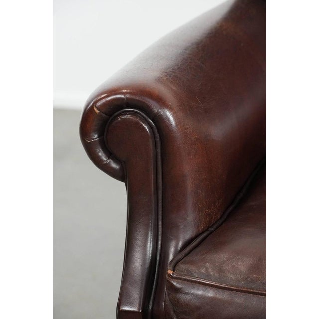 Club Chair in Sheepskin Leather For Sale - Image 10 of 16