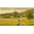 Silvio poma, mountain landscape with a walk on a path, from the late 19th century. Oil painting on poplar plywood,...