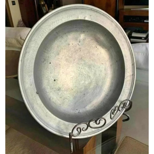 Italian Alms Plate, 17th Century For Sale - Image 4 of 11