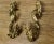A Pair of Large French Rococo Ormalu Curtain Curtain Tie Backs The Tie Backs or Hooks are solid brass, they have flower...