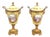 Hand-Painted Vases with Bronzes from Sèvres, 1800s, Set of 2 For Sale