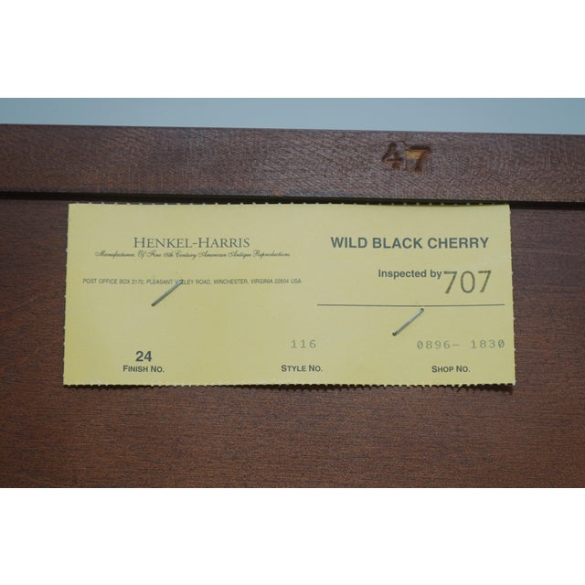 Pair of Henkel Harris Model 116 Cherry Nightstands For Sale - Image 18 of 18