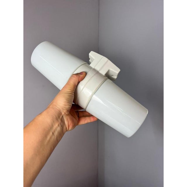 Model 6065 Wall Lamp in White by Sigvard Bernadotte for Ifö For Sale - Image 6 of 11