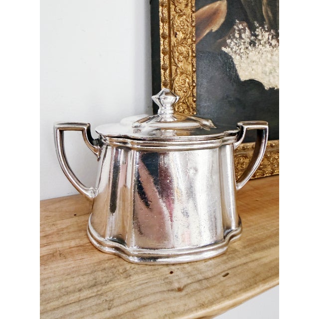Vintage Silver Plated Southern Railway Sugar Bowl For Sale In New York - Image 6 of 6