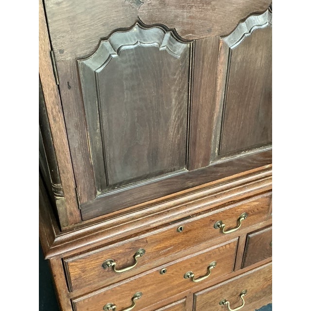 Vintage Boho Hand Crafted 18th Century Cabinet For Sale - Image 4 of 12