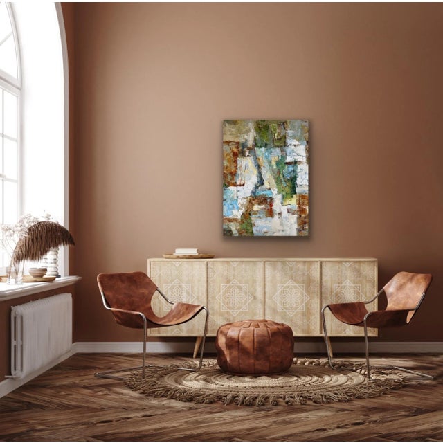 Contemporary Contemporary Abstract Original Oil Painting For Sale - Image 3 of 12