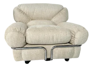 Set of Mid-Century Modern Italian Lounge Chairs, 1960s