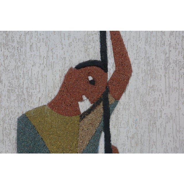 Belgian Artist, Fisherman Artwork, 1970s, Resin For Sale - Image 4 of 14