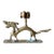 Vintage Chinese Brass Dragon Candlestick Holder For Sale