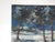 Mid 20th Century Impressionist Snowy Winter Landscape Painting For Sale - Image 4 of 7