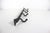 Black Vintage Forged Iron Wall Rack With Hooks For Sale - Image 8 of 11