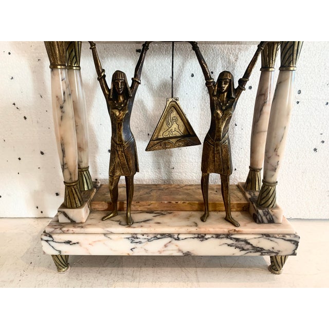 Marble and Bronze Fireplace Mantel, Set of 3 For Sale - Image 6 of 17