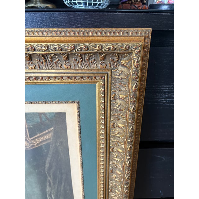 Large 19th Century Engraving, Framed For Sale - Image 15 of 16