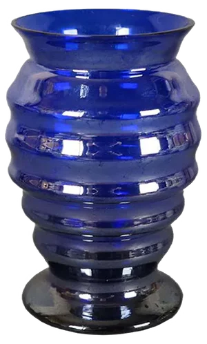 Antique Art Nouveau German Colored Glass Vase by Jean Beck