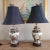 1970s Vintage Pair of Japanese Asian Imari Porcelain Table Lamps For Sale - Image 5 of 12