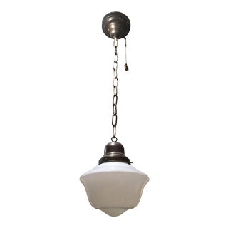 1920s Schoolhouse Light For Sale