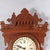 Victorian Oversized Antique Chip Carved Walnut Calendar Clock C1890 For Sale - Image 3 of 16