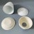 White Vintage Bisque Porcelain Votive Candle Holders, Cherub & Winter Holidays Themes, Set of 2 For Sale - Image 8 of 11