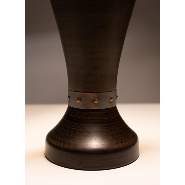 20th Century Arts & Crafts Copper & Mica Table Lamp in the style of Dirk van Erp For Sale - Image 13 of 14