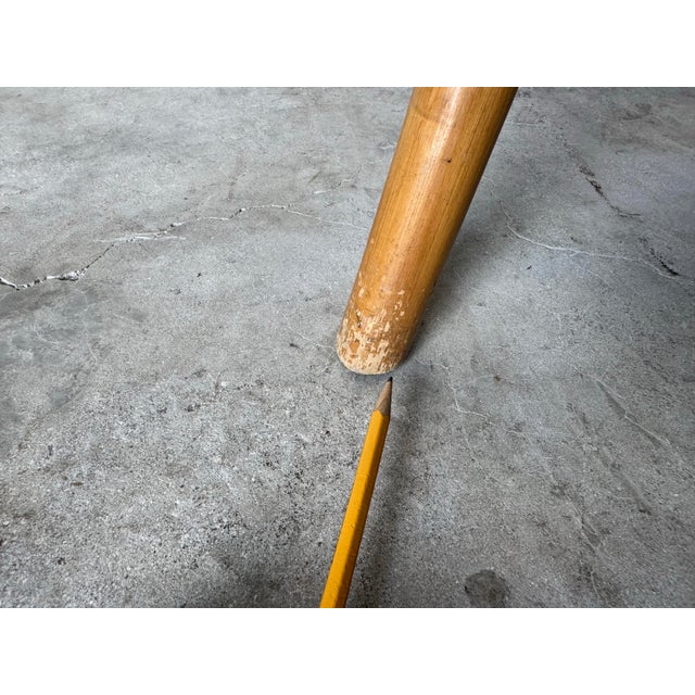 Vintage Brown Jordan Rattan and Leather Accent / Dining Chair For Sale - Image 11 of 12