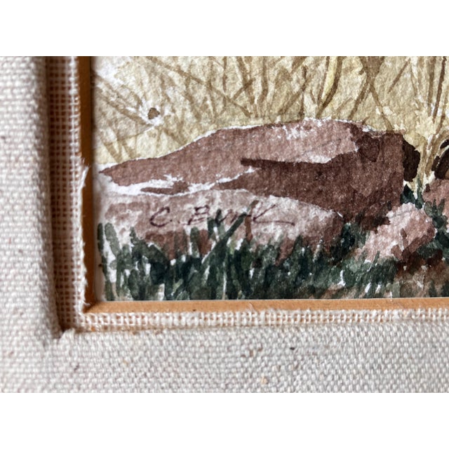 Charles Burk Untitled Circa 1985 Painting For Sale - Image 4 of 4