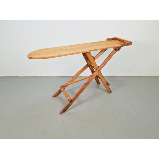 1920s Antique Wooden Folding Ironing Board, 1920s For Sale - Image 5 of 9