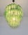 Large Three-Tier Murano 52 Green Alabaster Glass Tubes Chandelier, 1990 For Sale - Image 13 of 17