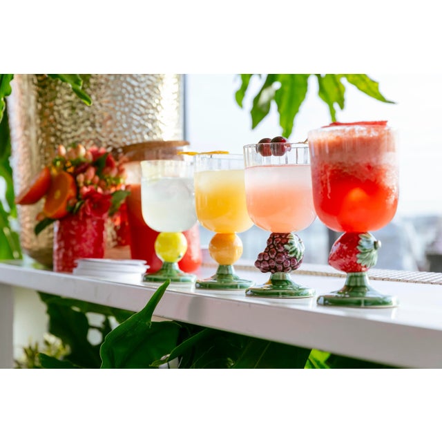 Bordallo Pinheiro Bordallo Pinheiro Carmen Goblet, Grape For Sale - Image 4 of 4