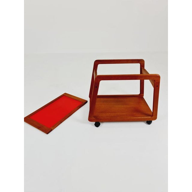 Vintage Danish Trolley in Teak from Sika Mobler, 1960s For Sale - Image 18 of 18