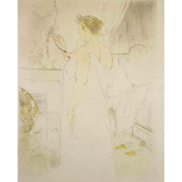 After H. de Toulouse-Lautrec, Femme à la Glace, La Glace à Main, Lithograph For Sale - Image 6 of 6