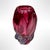 Vintage Josef Hospodka Cranberry Glass Vase – Chribska Czech Art Glass, Mid-Century For Sale - Image 4 of 8