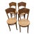 Late 19th Century Thonet Mundus Bentwood Bistro Chairs- Set of 4 For Sale
