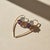 Not Yet Made - Made To Order Silver, Gold Lily Flower Earrings With Amethyst Briolettes, Pair For Sale - Image 5 of 9
