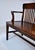 Antique Solid Dark Birch Lawyer's Bench, Newly Refinished For Sale - Image 12 of 13