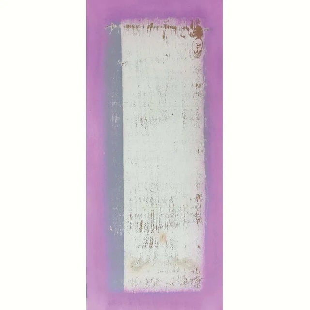Pink William Finlayson Jr. Minimalist Acrylic Painting Titled: Supervene 2017 For Sale - Image 8 of 8