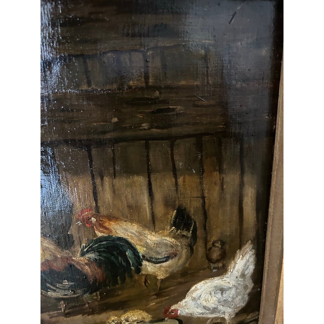 Antique English Oil Painting For Sale In Boston - Image 6 of 9