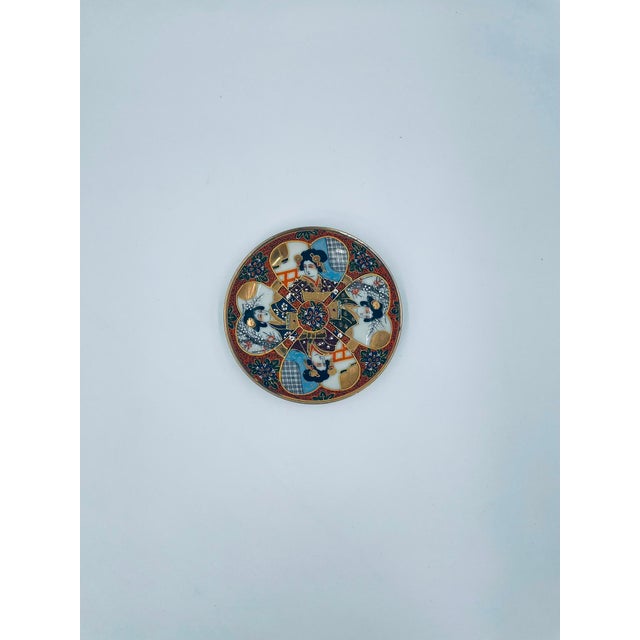 Ceramic Kutania Porcelain Cup Saucer, Japan, 1935 For Sale - Image 7 of 7